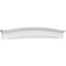 Ekena Millwork Eyebrow Architectural Grade PVC Pediment, 78"W x 10-1/2"H x 2-3/4"P PEDP078X105EYE00 - alternate 1
